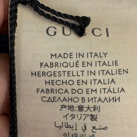 Gucci NWT Canvas Lame GG Monogram Bucket Hat Small Light Blue Silver - Picture 9 of 11